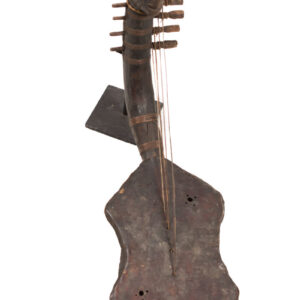 Harp - Wood, Leather - Mangebetu - DR Congo