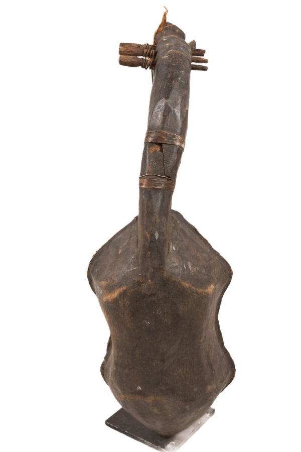 Harp - Wood, Leather - Mangebetu - DR Congo