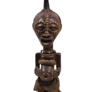 Power Figure - Wood, Horn, Nails - Songye - Congo