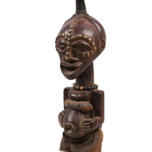 Power Figure - Wood, Horn, Nails - Songye - Congo