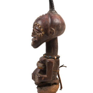 Power Figure - Wood, Horn, Nails - Songye - Congo