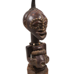 Power Figure - Wood, Horn, Nails - Songye - Congo