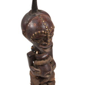 Power Figure - Wood, Horn, Nails - Songye - Congo