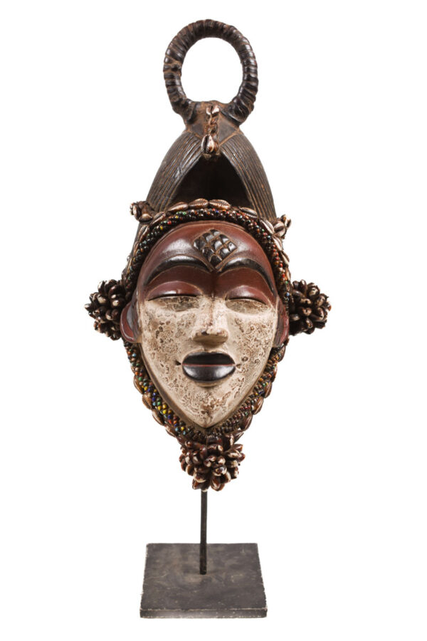 Okuyi mask - Wood - Punu - Gabon