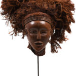 Mask - Wood, Rope - Mwana Pwo - Chokwe - DR Congo
