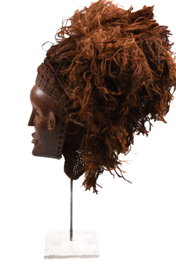 Mask - Wood, Rope - Mwana Pwo - Chokwe - DR Congo