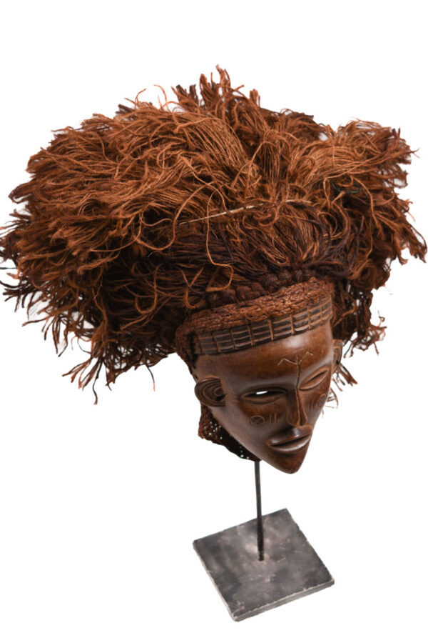 Mask - Wood, Rope - Mwana Pwo - Chokwe - DR Congo
