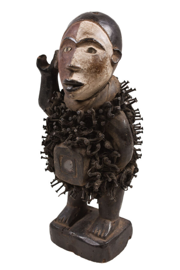 Nkisi Figure - Nail, Wood - Yombe - Congo