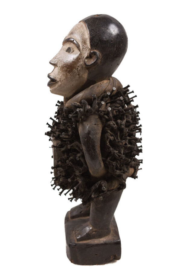 Nkisi Figure - Nail, Wood - Yombe - Congo