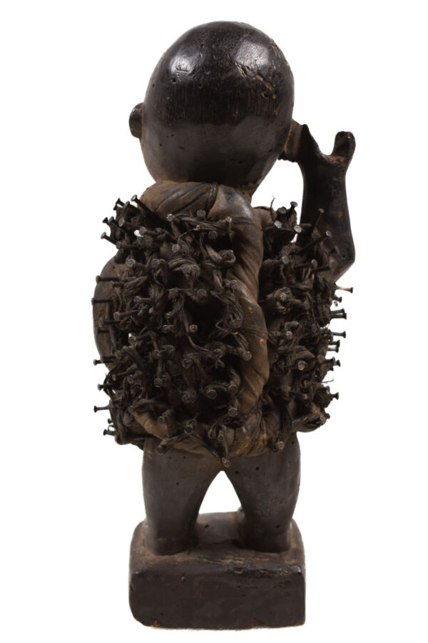 Nkisi Figure - Nail, Wood - Yombe - Congo