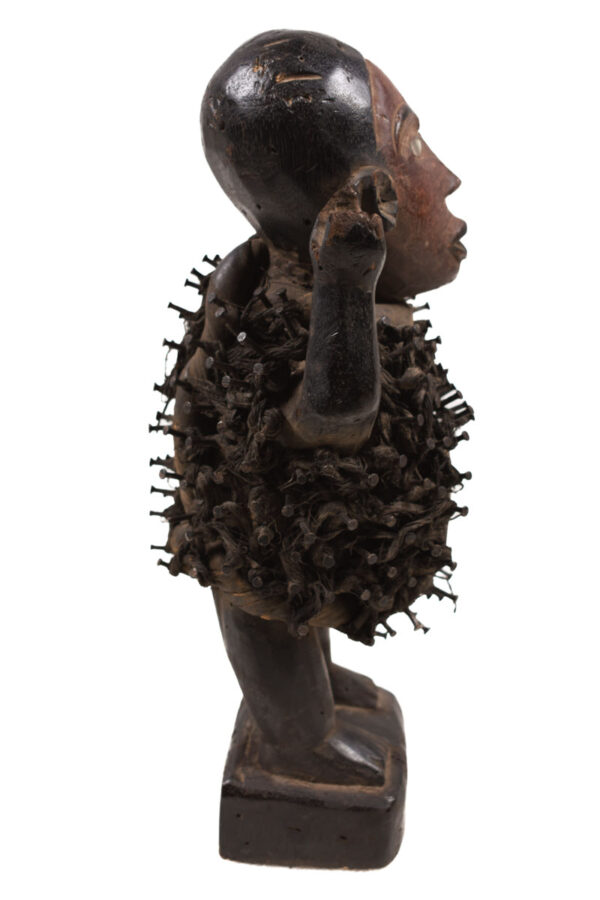 Nkisi Figure - Nail, Wood - Yombe - Congo