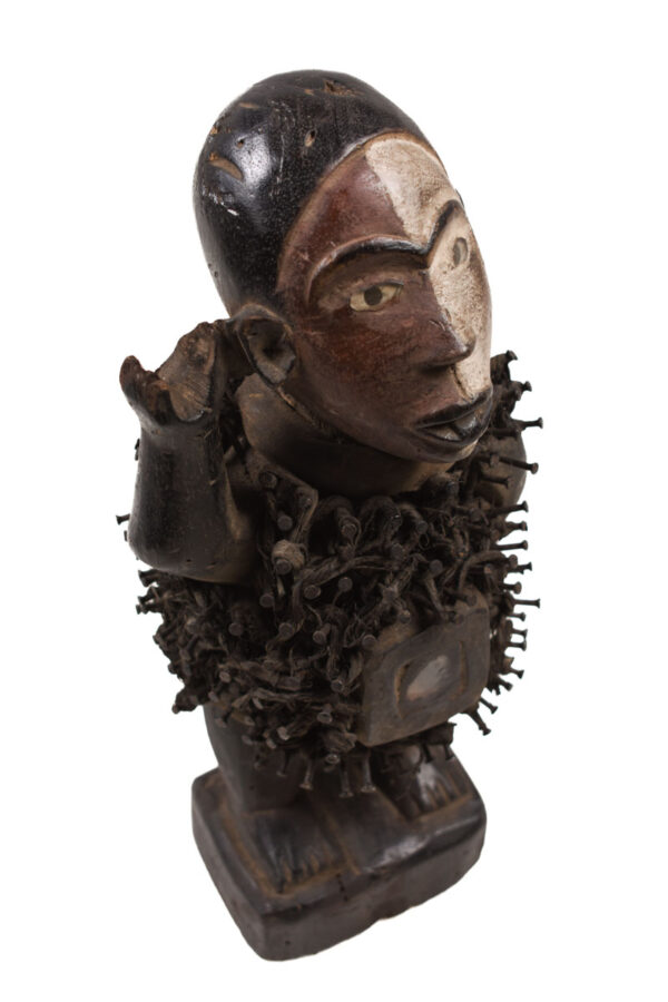 Nkisi Figure - Nail, Wood - Yombe - Congo