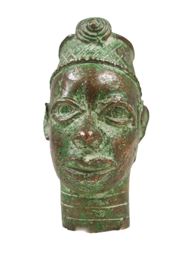 Head of a Queen - Bronze - In the style of Edo / IFE - Benin
