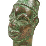 Head of a Queen - Bronze - In the style of Edo / IFE - Benin
