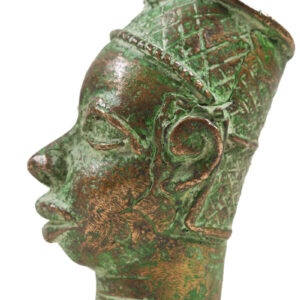 Head of a Queen - Bronze - In the style of Edo / IFE - Benin