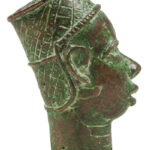 Head of a Queen - Bronze - In the style of Edo / IFE - Benin