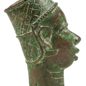 Head of a Queen - Bronze - In the style of Edo / IFE - Benin