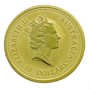 Australia 50 Dollars 1997 Kangaroo - Elizabeth II - 1/2 Oz Nugget