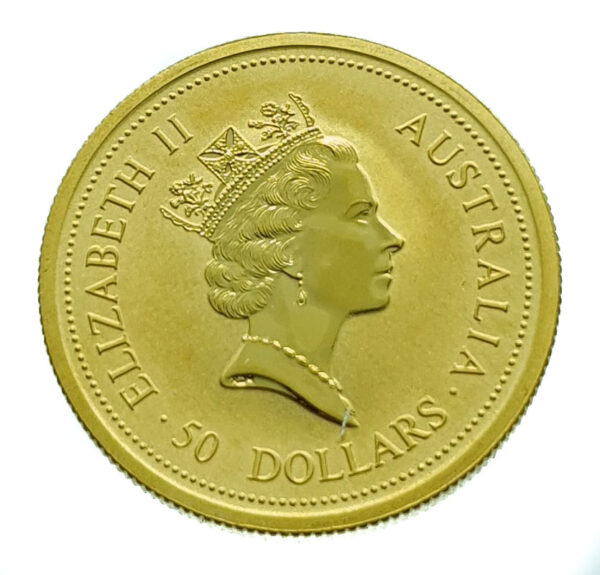 Australia 50 Dollars 1997 Kangaroo - Elizabeth II - 1/2 Oz Nugget