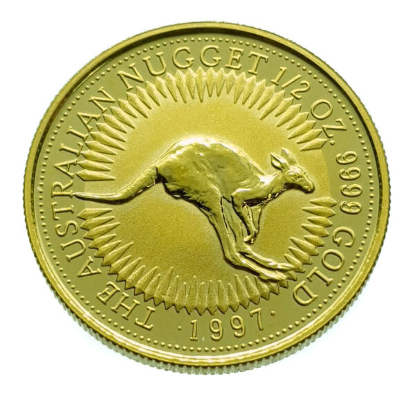 Australia 50 Dollars 1997 Kangaroo - Elizabeth II - 1/2 Oz Nugget