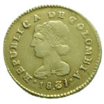 Colombia 1 Escudo 1831/18*1 Uncertain Variety