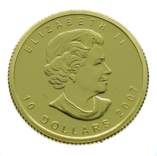 Canada 10 Dollars 2007 Elizabeth II - 1/4 Oz Maple Leaf