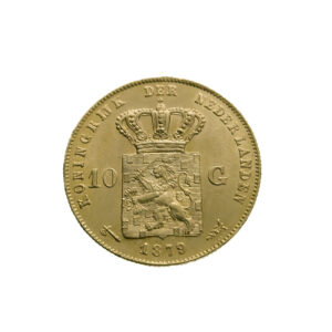 Nederland 10 Gulden 1879/77 Willem III