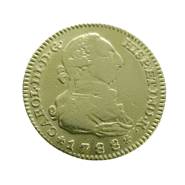 Spain 2 Escudos 1788-M Carlos III