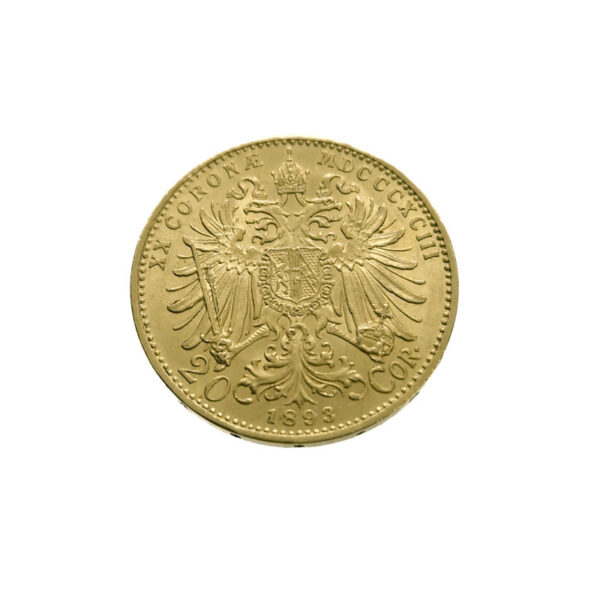 Austria 20 Corona 1893 Franz Joseph I