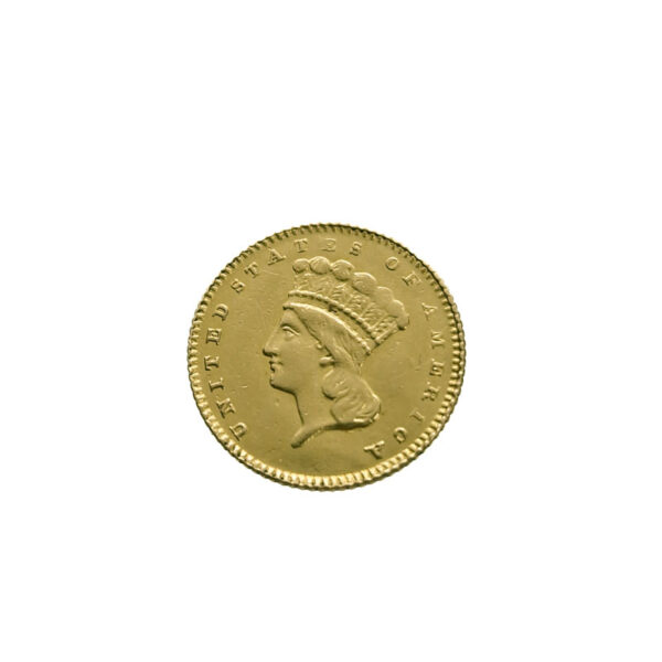 USA 1 Dollar 1857 Large Indian Head