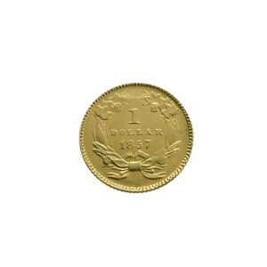USA 1 Dollar 1857 Large Indian Head