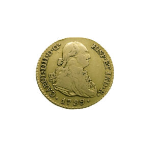 Spain 1 Escudo 1799-MF Carlos IV
