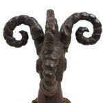 Crest Mask - Wood, Antelope skin - Ejagham - Ekoi - Nigeria