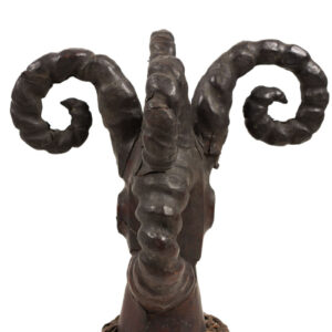 Crest Mask - Wood, Antelope skin - Ejagham - Ekoi - Nigeria