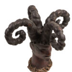 Crest Mask - Wood, Antelope skin - Ejagham - Ekoi - Nigeria
