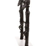 Ogboni staff couple - Bronze - Yoruba - Nigeria