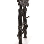 Ogboni staff couple - Bronze - Yoruba - Nigeria