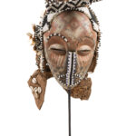Mask - Beads, Cauris, Plant fibre, Wood - Ngaady A Waash Bushoong - Kuba - Congo (Copy)