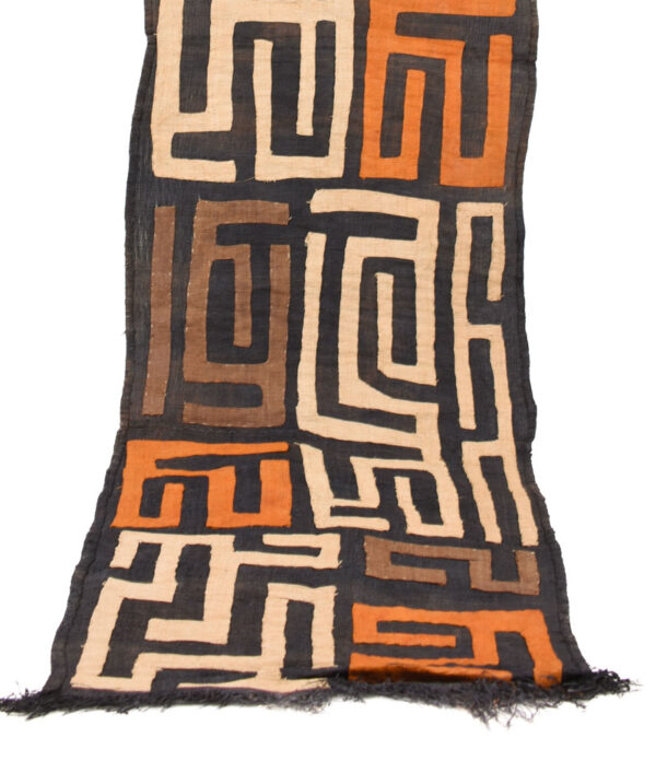 Textile - Cloth - Shoowa-Kuba - DR Congo 270 cm