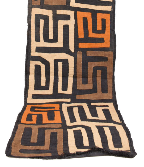 Textile - Cloth - Shoowa-Kuba - DR Congo 270 cm