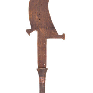 Sword / Currency - Copper, Wood - Ngombe - Congo