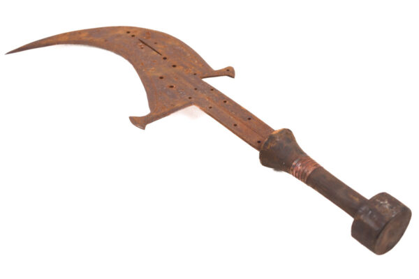 Sword / Currency - Copper, Wood - Ngombe - Congo