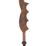 Sword / Currency - Copper, Wood - Ngombe - Congo