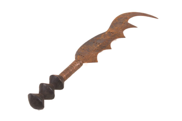 Sword / Currency - Copper, Wood - Ngombe - Congo