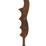 Sword / Currency - Copper, Wood - Ngombe - Congo