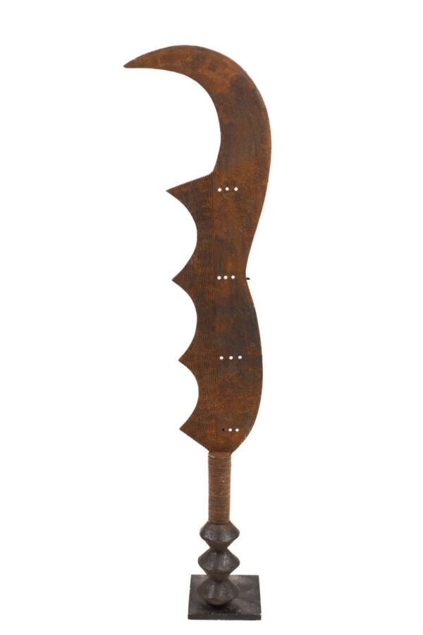 Sword / Currency - Copper, Wood - Ngombe - Congo