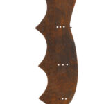 Sword / Currency - Copper, Wood - Ngombe - Congo