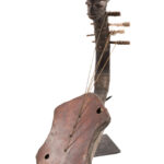 Harp - Wood, Leather - Mangebetu - DR Congo