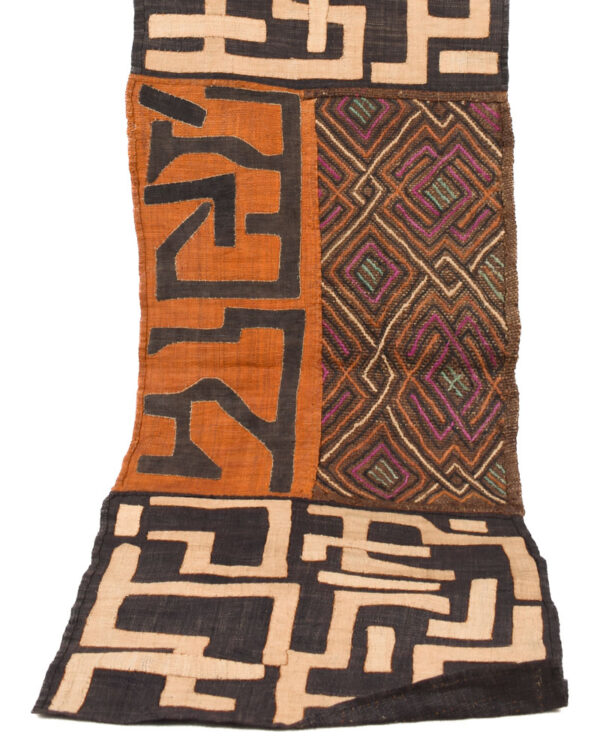 Textile - Cloth - Shoowa-Kuba - DR Congo 280 cm
