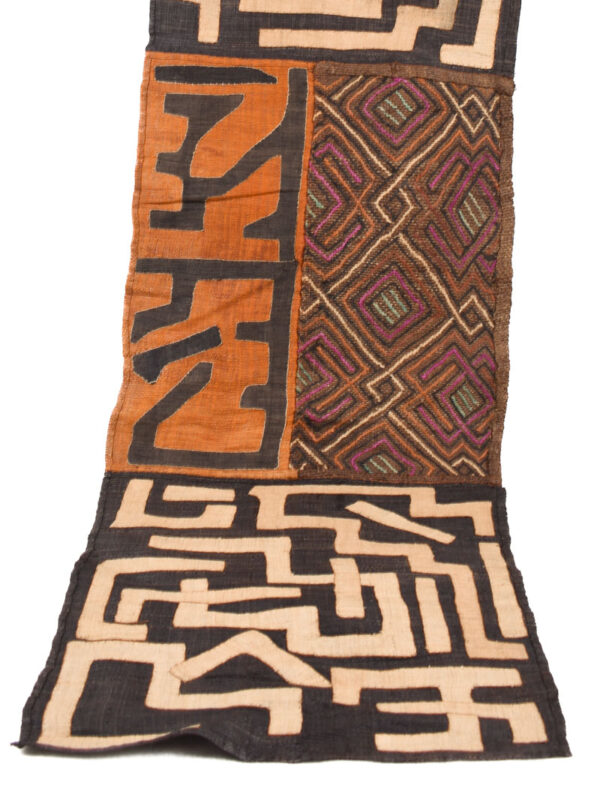 Textile - Cloth - Shoowa-Kuba - DR Congo 280 cm